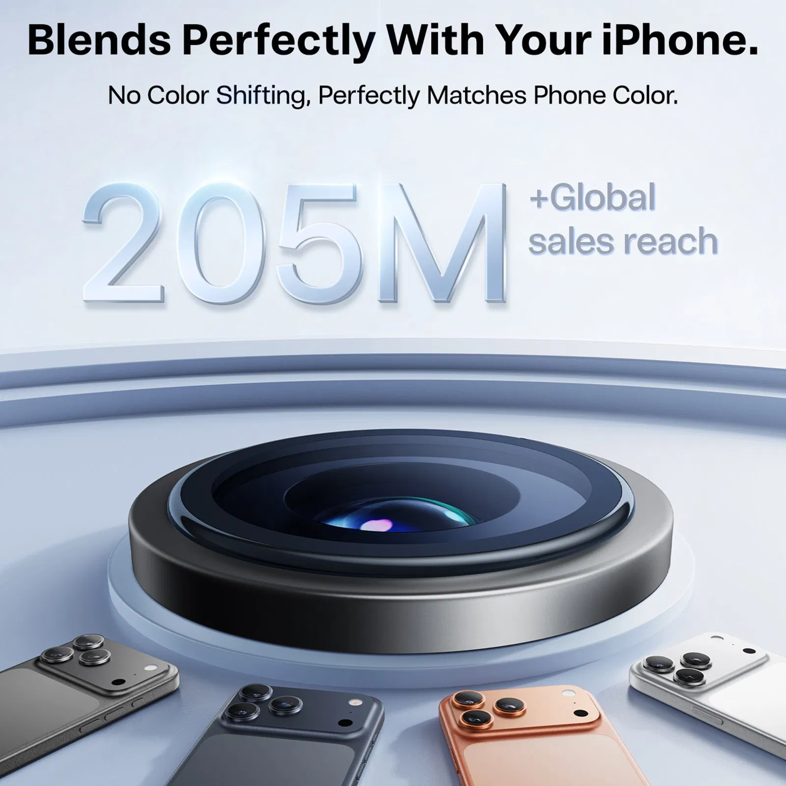 Защитное стекло для камеры iPhone 17 PRO Max Torras