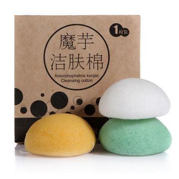 100% Natural Konjac Sponge Facial Cleansing Sponge