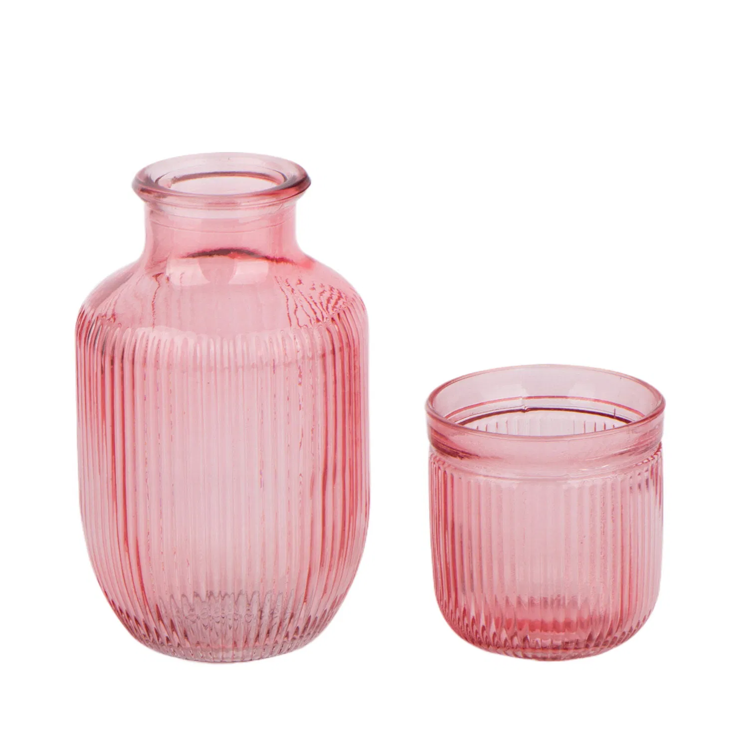 560ml Painted Color Glass Milk Bottle Water Bottle with Beautiful Embossed Design