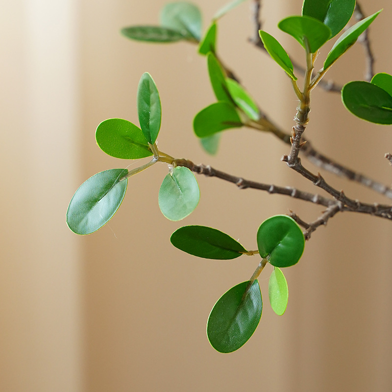 Веточки искусственные зеленые миланские листья