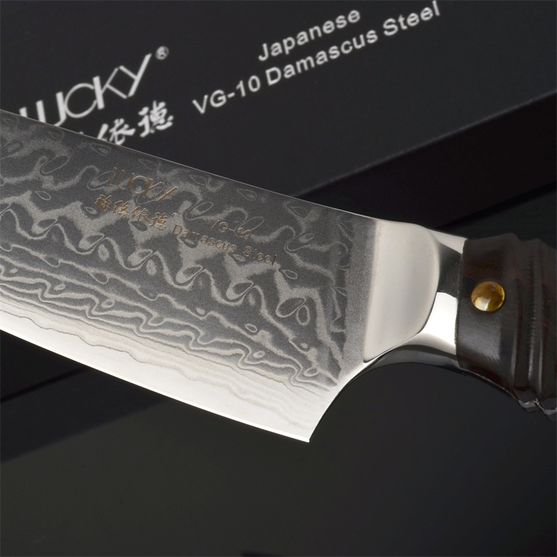 Sharp Customized Sushi Tools with Delicate Wood Handle for Making Sushi