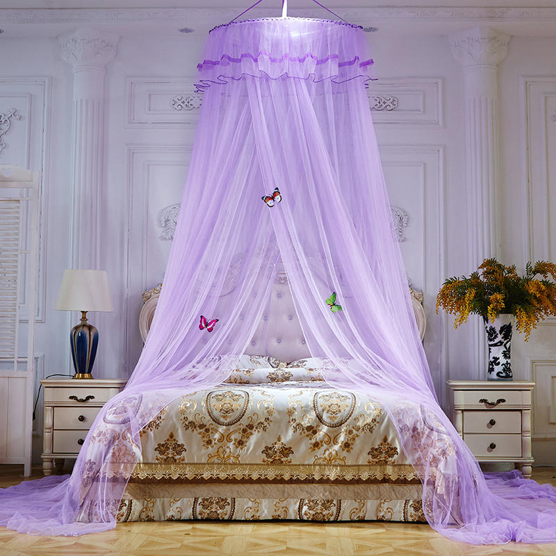 Canopy Mosquito Net Floor-Standing Bedroom Sweet Princess Bed Netting