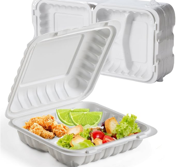 Premium Hinged Lid Takeout Box for Cake and Pizza Storage Solutions