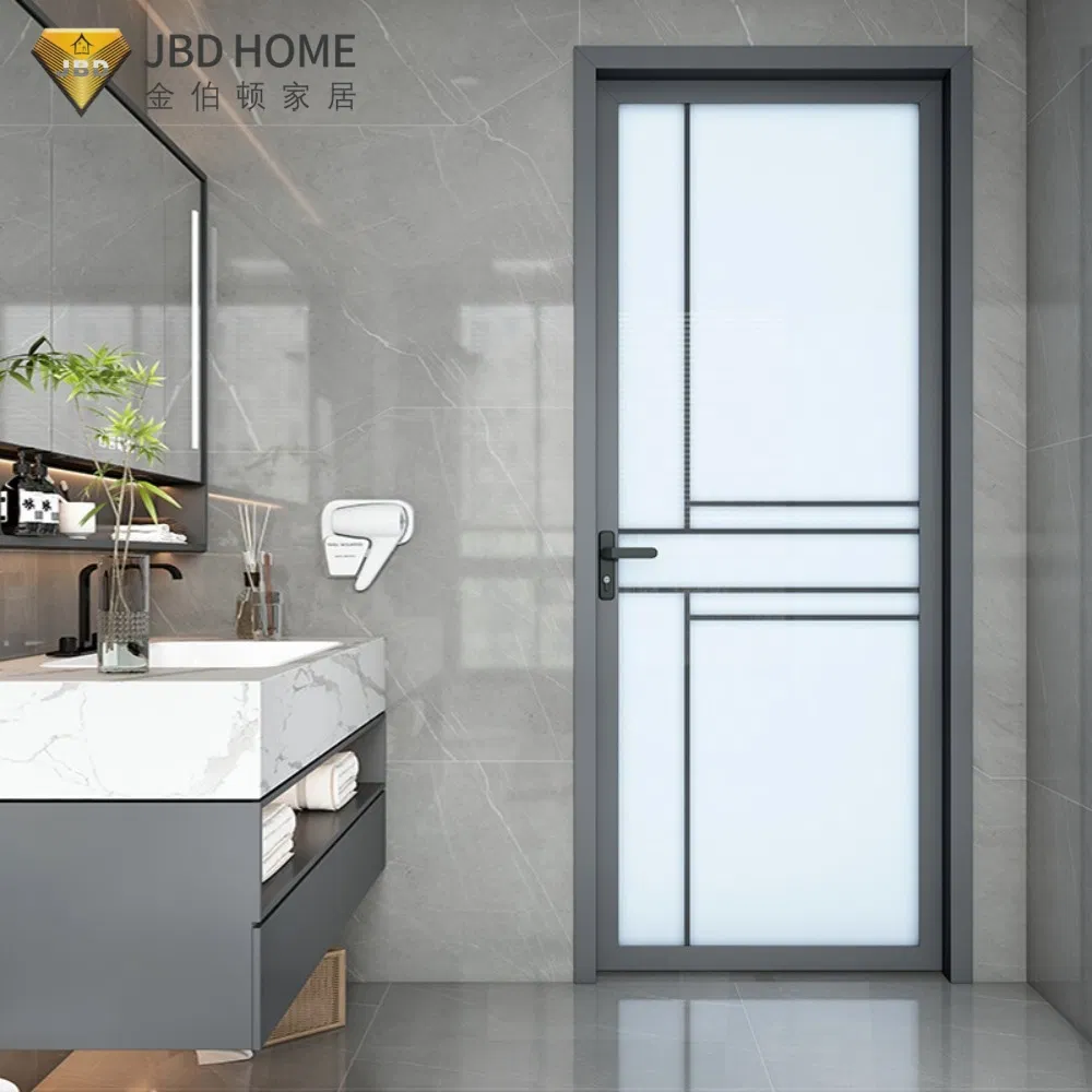 High Water Resistance Casement Door Aluminium Frame ISO 9001 for Rainy Climate (waterproof)