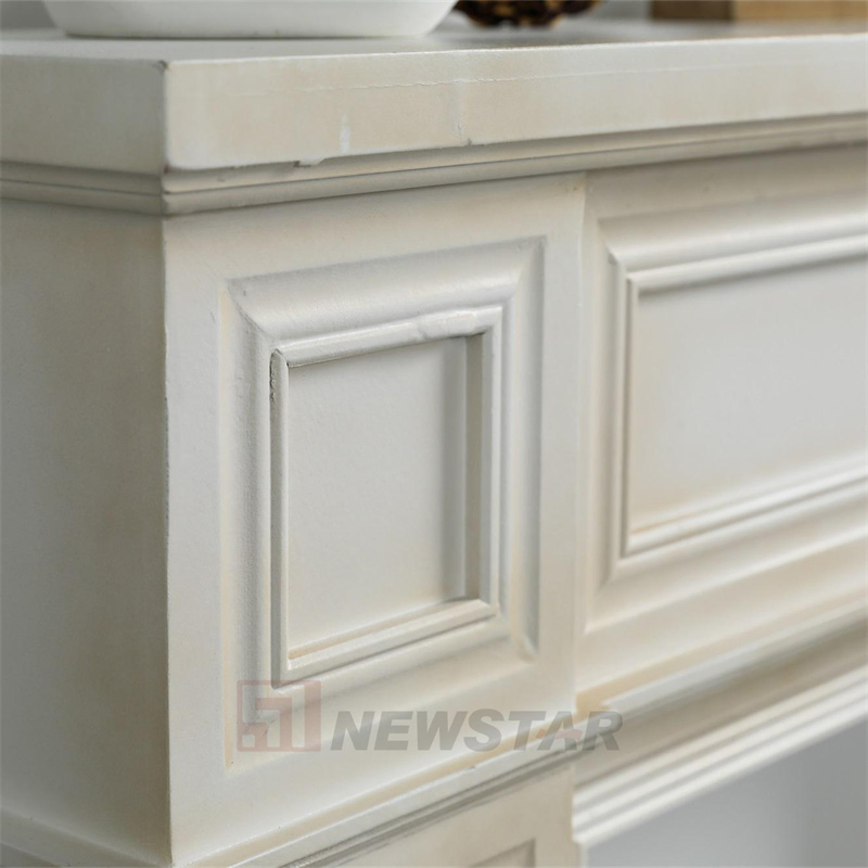 Newstar Nordic Stylish Marble Fireplace Mantel Factory White Marble Fireplace Mantel