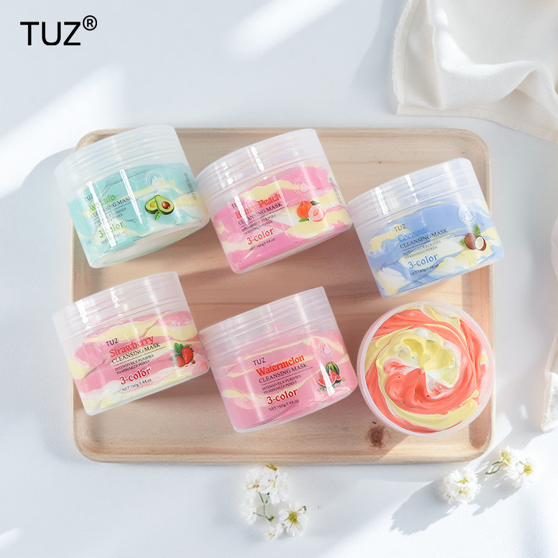 160g 6 Styles Skin Care 3-Color Cleansing Facial Mask