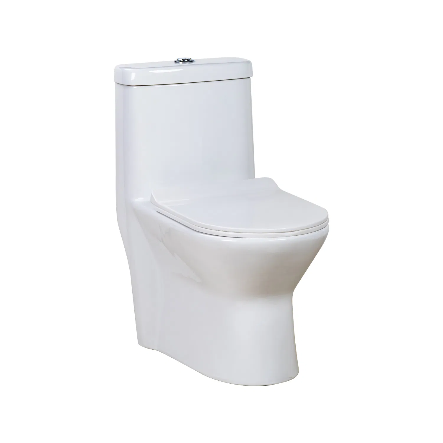 Modern S-Trap Siphon Flushing Elongated Floor Mounted Bathroom Accessories Sanitary Ware Wc Ceramic One Piece Toilet Bowl