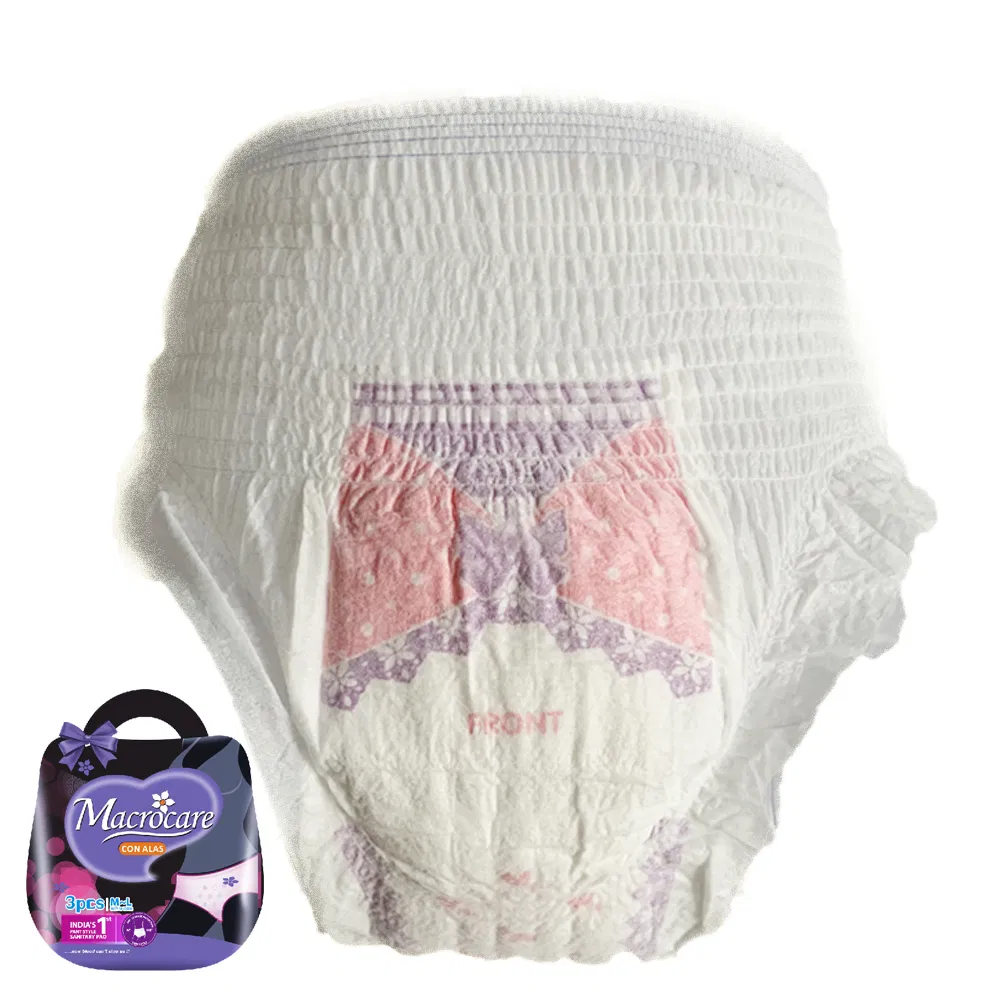 Wearing Panties with Sanitary Napkin Disposable Ladies Pants