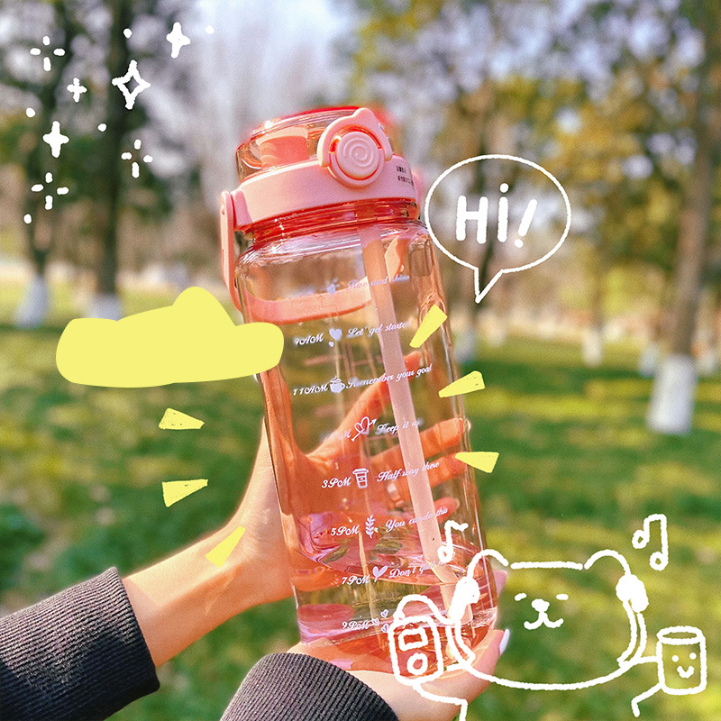 Supermarket Sale Gym Plastic Water Bottle