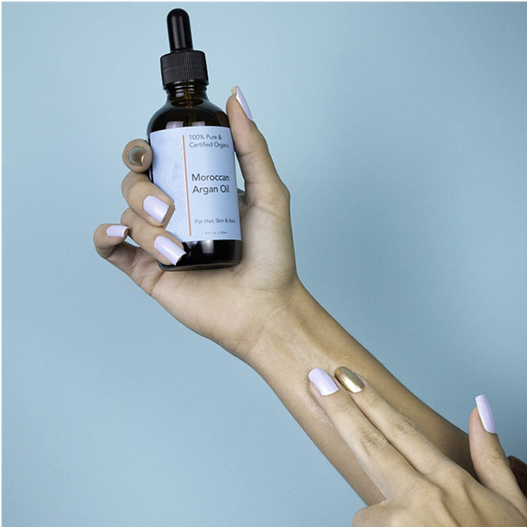 OEM Custom Organic Moroccan Argan Hair Growth Oil for Dry Scalp Treatment