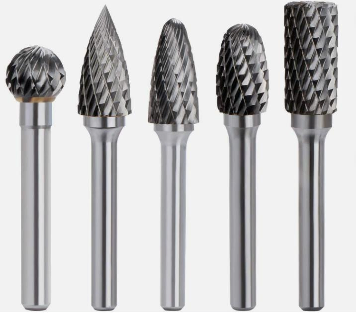 Cylinder Shape with Radius End Round Head Cut for Wood Metal Steel Polish Carbide Burrs