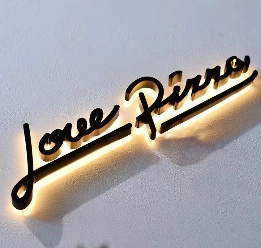 Custom LED Signs, Metal or Acrylic Backlit, Factory Made Luminous Outdoor Indoor