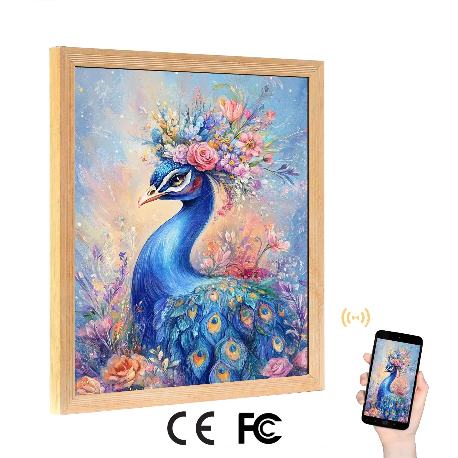 19.2 27.9 Inch Smart TV Digital Photo Frame Square LCD Display Screen 2K 4K Android HD Monitor Square for Art Gallery
