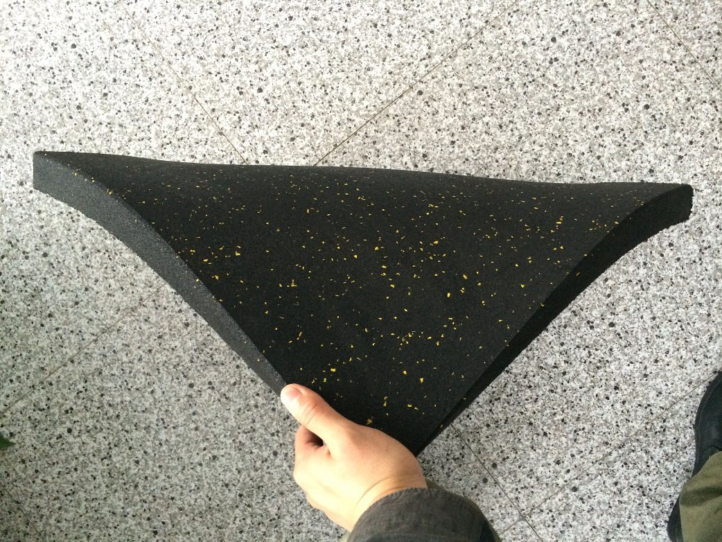 Anti Vibration Noise Absorber EPDM DOT Rubber Mats Flooring for Gym/Shooting Range