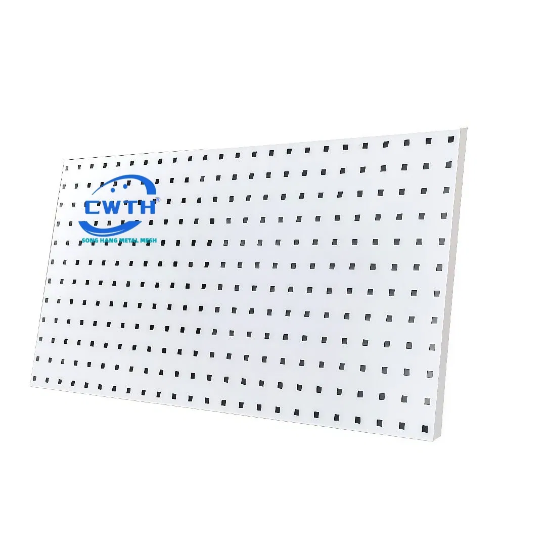 Metal Board Pegboard Panels for Wall Garage Tools Wall Metal Pegboard Panels