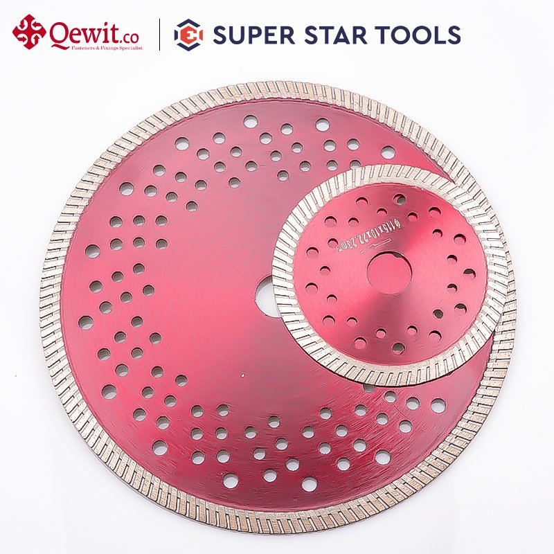 Fast Cutting Red Diamond Saw Blade for Porcelain Tile Renovation