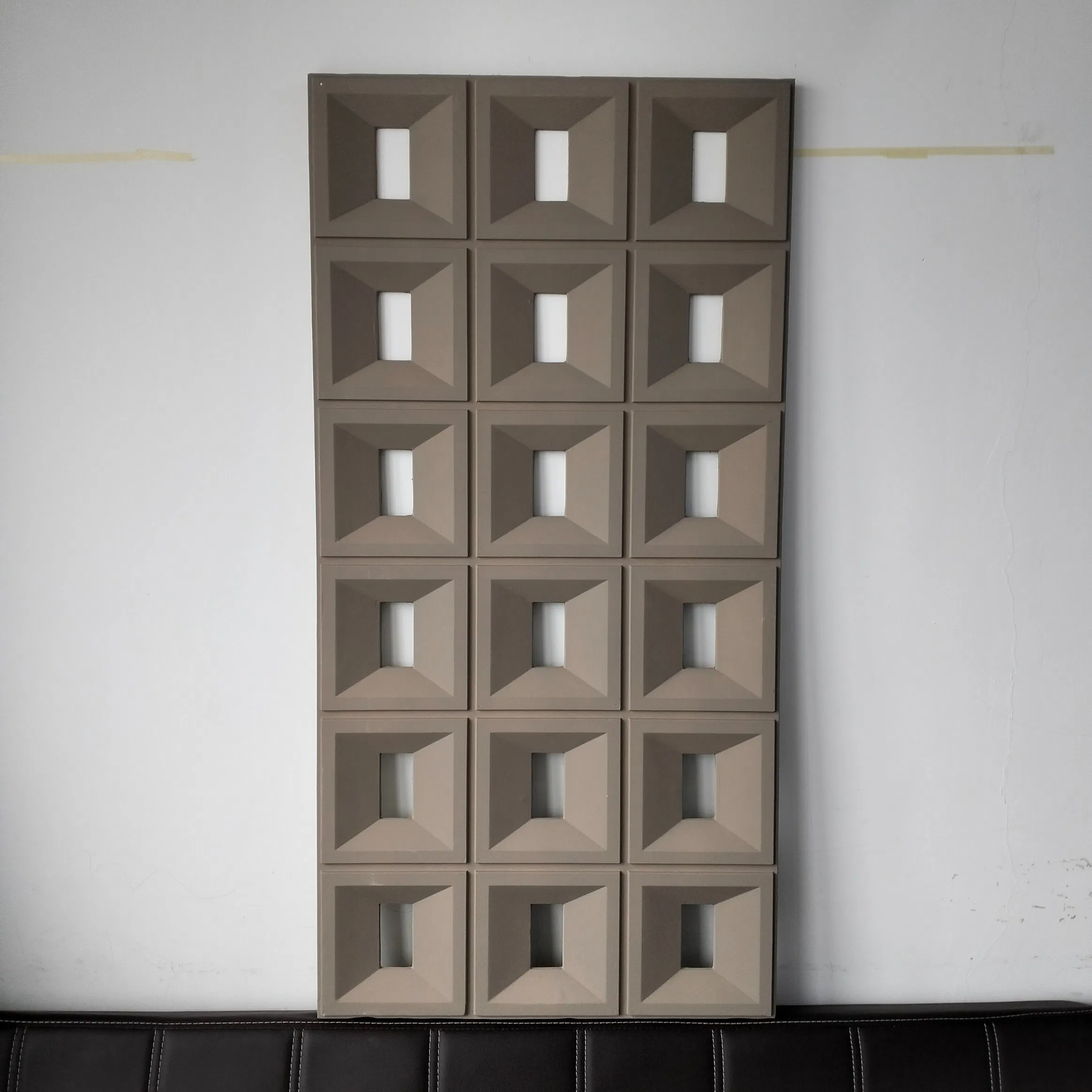 Weatherproof Natural Flexible Composite-Stone 3D Textured Faux Slate PU Wall Panel