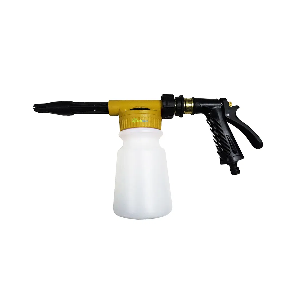 0.9 Liter Detergent Mixing Window Cleaning Car Washing Hydro Foam Sprayer with Brass Connecting