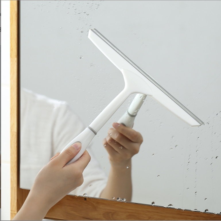 Window Squeegee Glass Microfiber Cleaning Tool Soft Scraper Cleaner Tool