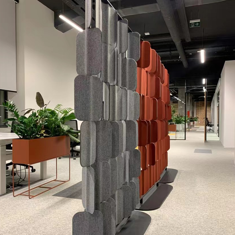 Office Soundproof Patch Divider Privacy Pet Felt Acoustic Desk Divider