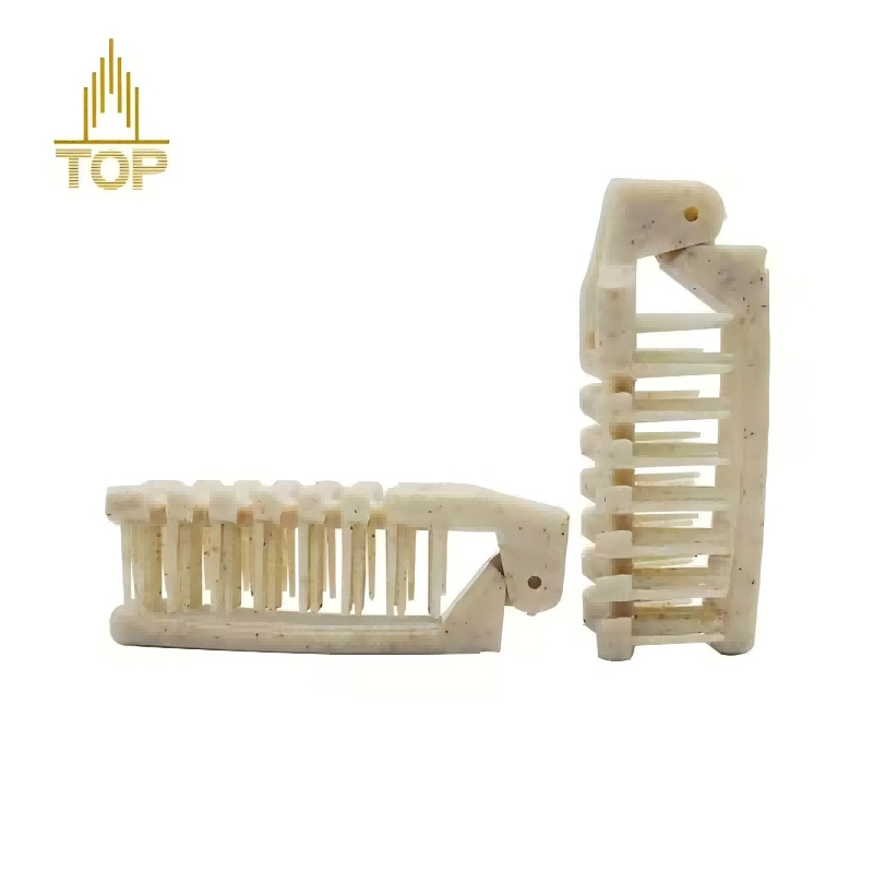 Eco Friendly Biodegradable Customized Folding Wheat Straw Hair Comb