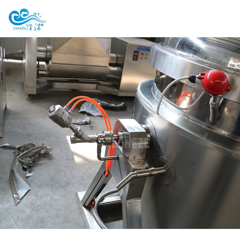 Big Stainless Steel Industrial Commercial Electric Steam Gas Jacket Bean Meat Cooking Kettle Pot Pressure Machine Automatic Kitchen Equipment Cooker