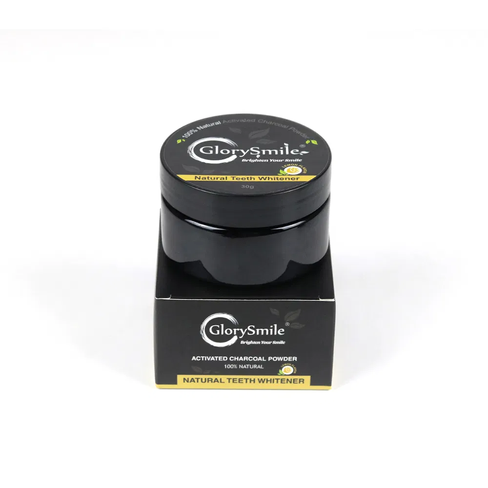Wholesale Lemon Flavor 30g Activated Charcoal Teeth Whitening Powder