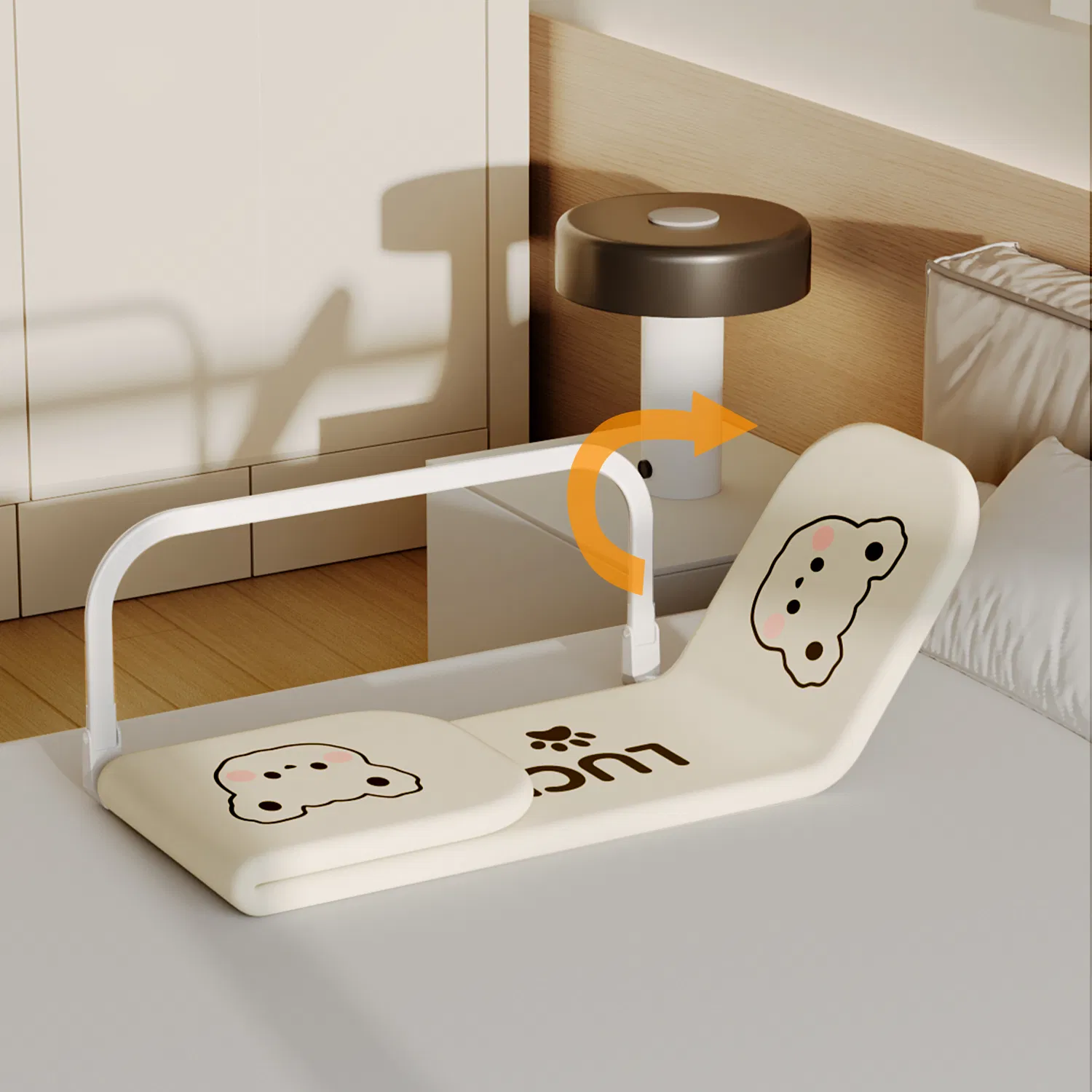 Lightweight Foldable Baby Bed Rail for Travel and Playtime