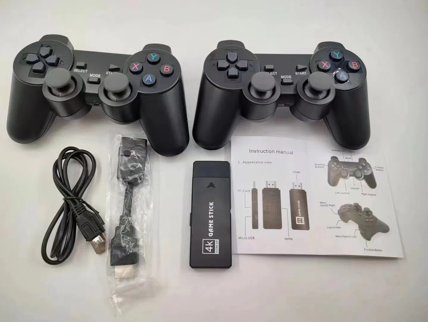 Игровая консоль M8 с 10000 игр, 2 беспроводных джойстика