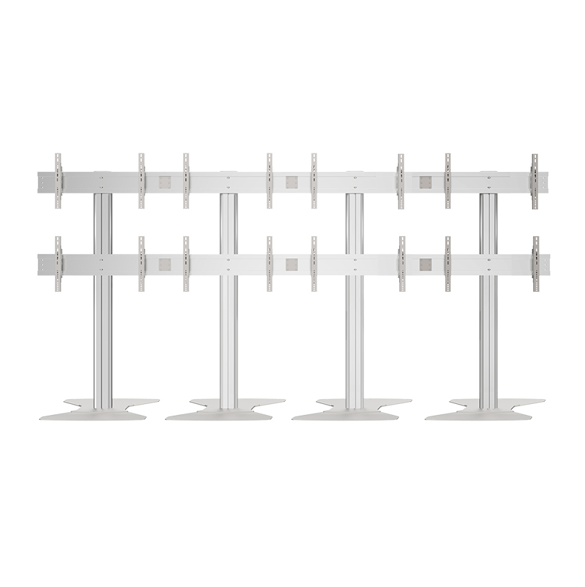 Landscape Video Wall Stand Eight-Screens Floorbase (AW 800A)