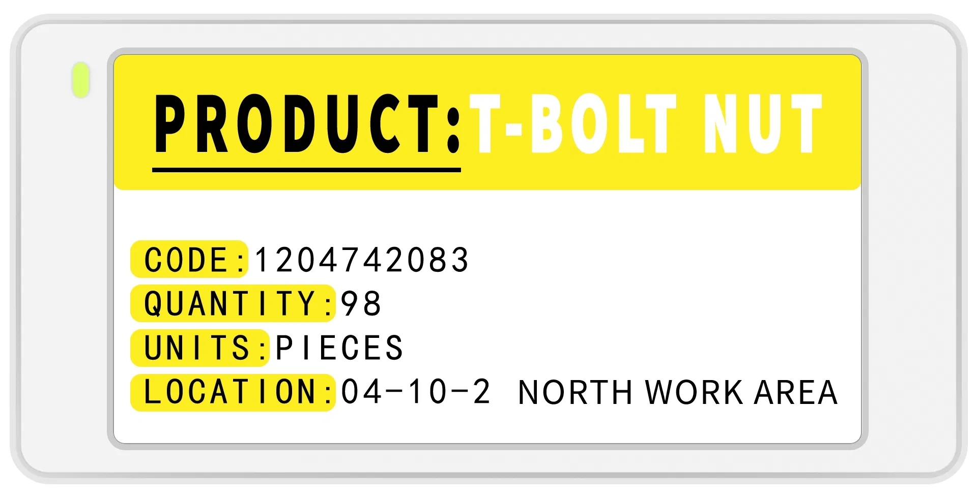 E Ink Electronic Price Tag for Small Products and Gift Shops Tag