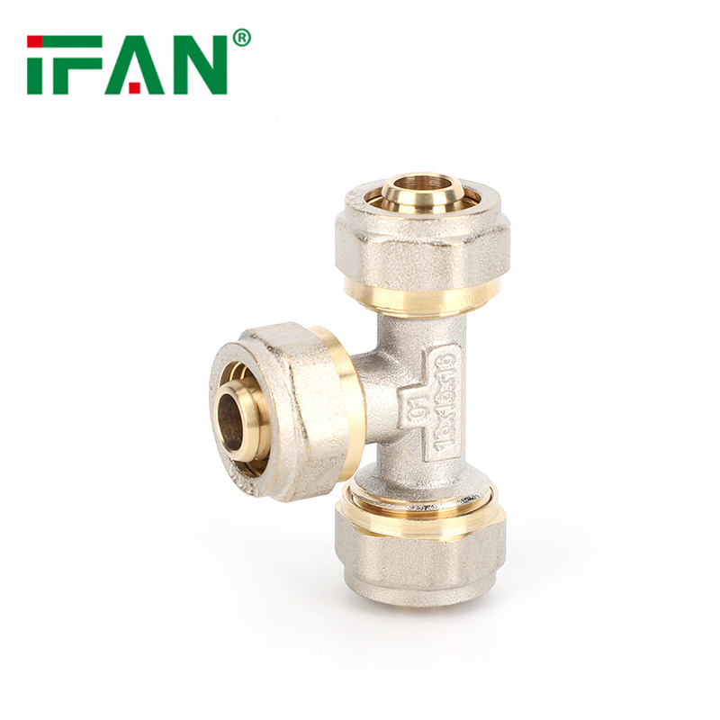 Ifan BS 7291 Competitive Price 16-32mm Equal Tee Pex Compression Fitting