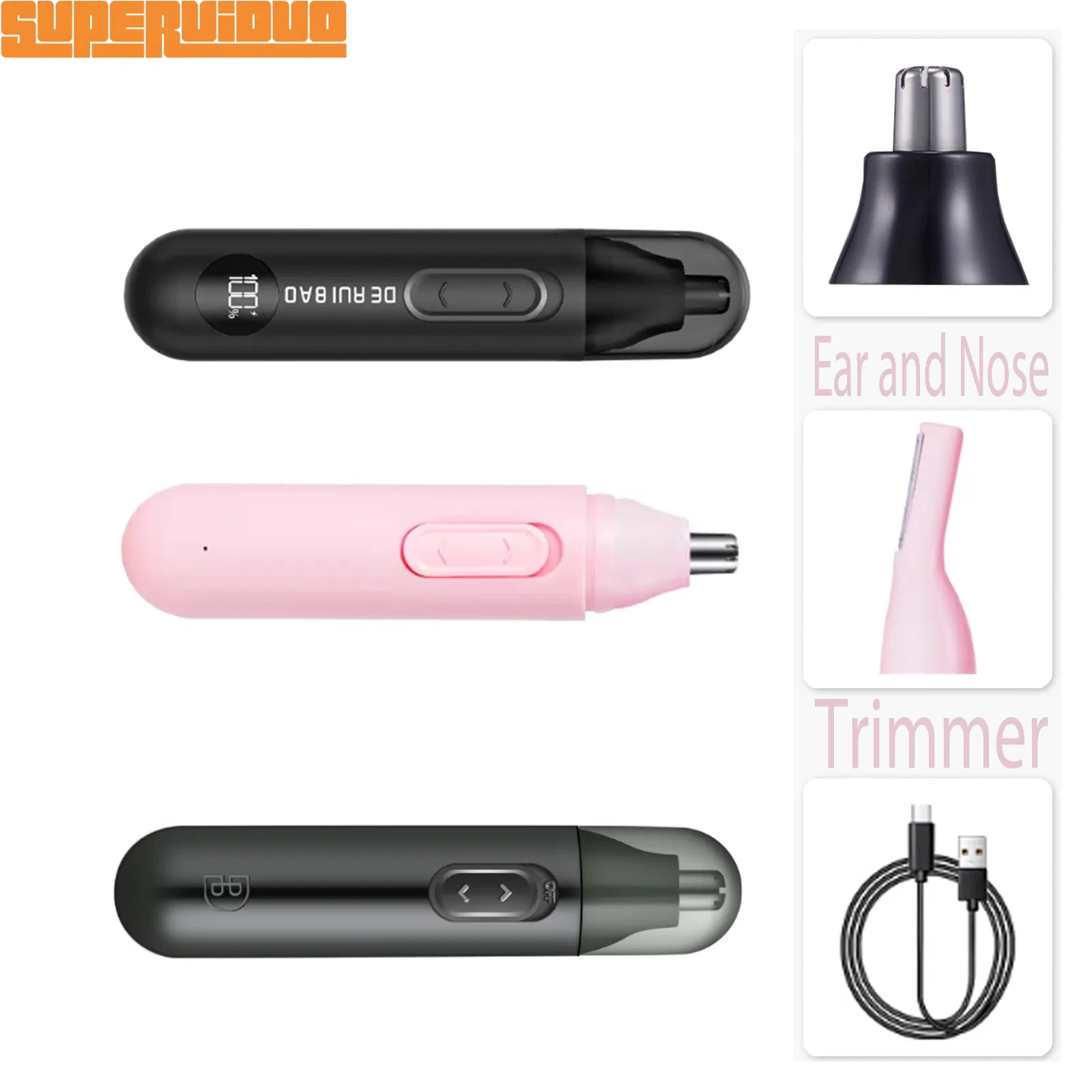 Professional Detailing Shaving Solution Ear and Nose Trimmer