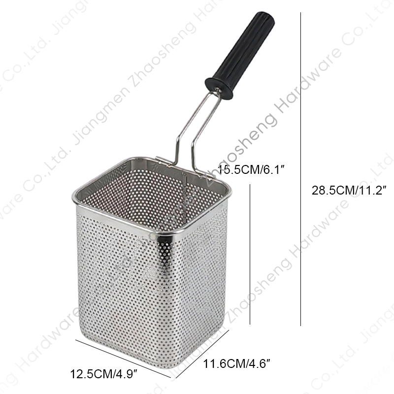 Commercial Stainless Steel Boiler Baskets Pasta Insert Cooking Basket for Boiling Pot