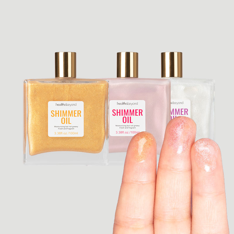 Long Lasting Moisturizing Bronze Body Highlighter Glow Serum Butter Body Shimmer Oil