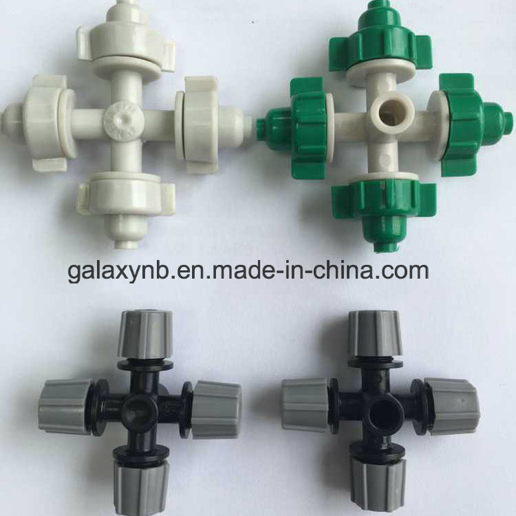 High Strength New Plastic Four Fog Nozzle for Irrigation