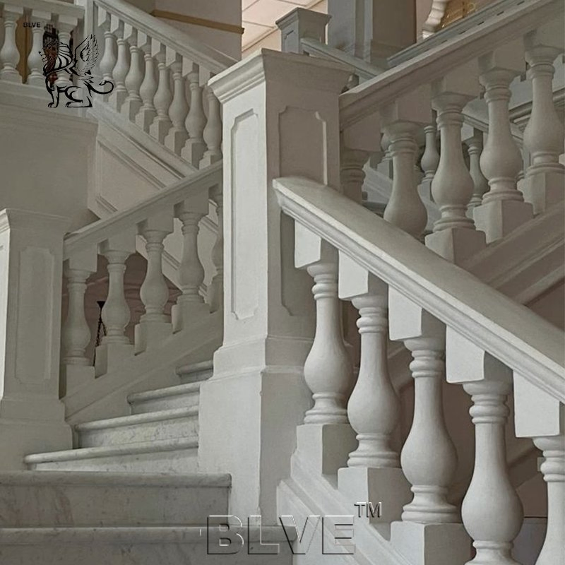 Modern Villa Decoration Marble Staircase Handrail Railing Factory Price