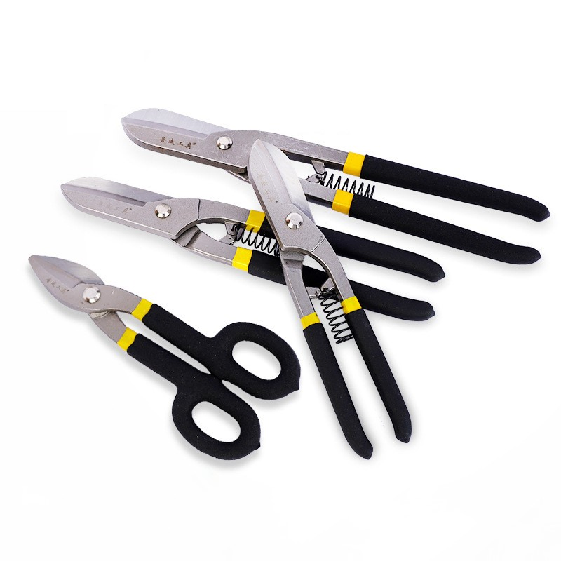 Heavy-Duty Manual Tin Shears Manual Tin Shears Multifunctional and Labor-Saving Cutting German Tin Shears