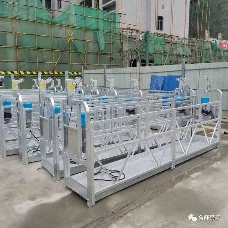 Zlp1000 Aluminum Suspended Platform Used for High Area Operation Such as Window Cleaning Electric Gondola Construction Balconies
