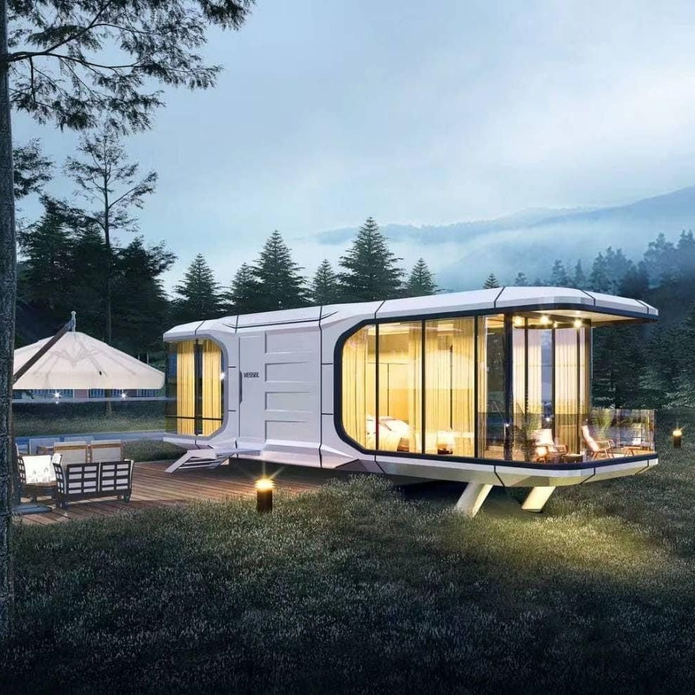 Versatile Container House Space Capsule for Temporary and Permanent Living Needs