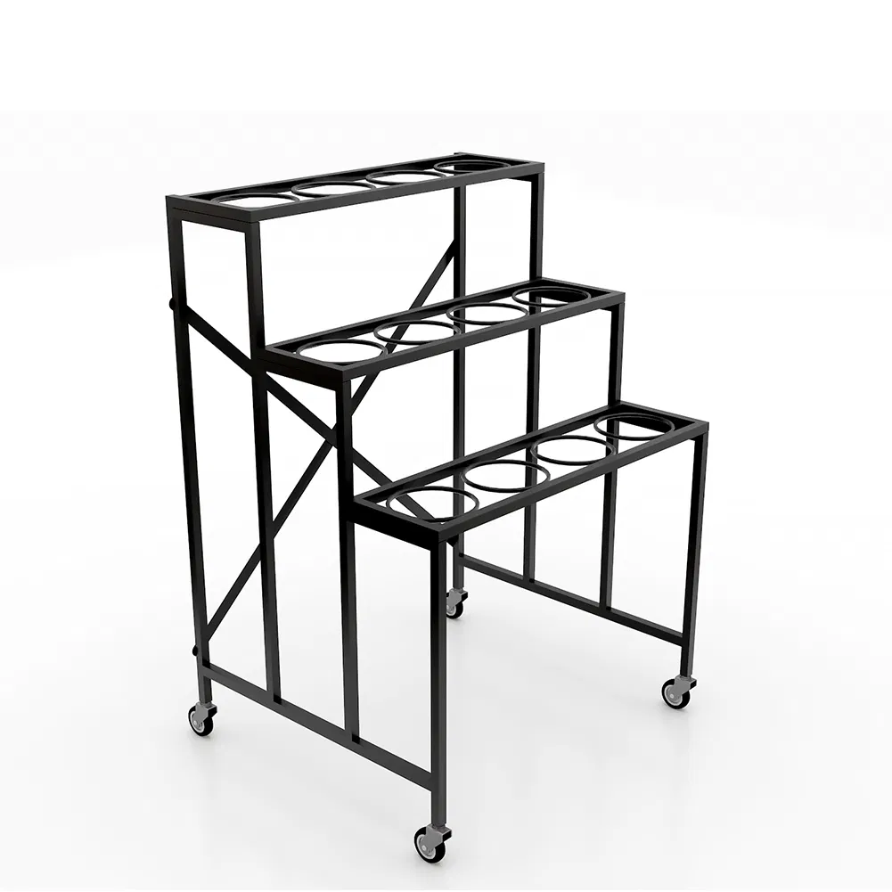 Modern Design Metal Flower Plant Pot Stand Display Rack