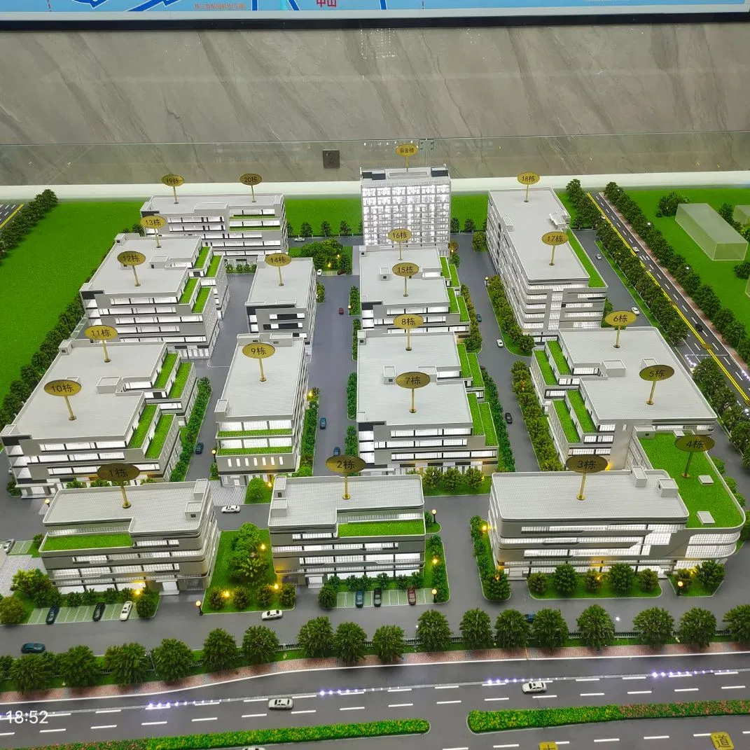 Sand Table Model for Optimizing Internal Architecture and Transportation Planning in 3D Industrial Parks