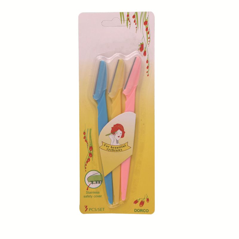 3 Eyebrow Trimming Knives Sharp Eyebrow Trimming Knife