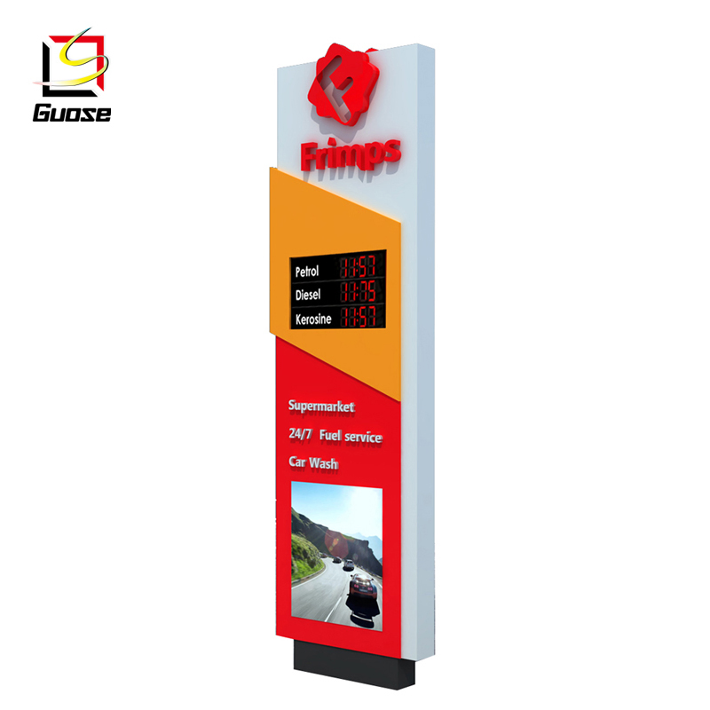 Petrol Station Advertising Display Cost of Gas Station Canopy