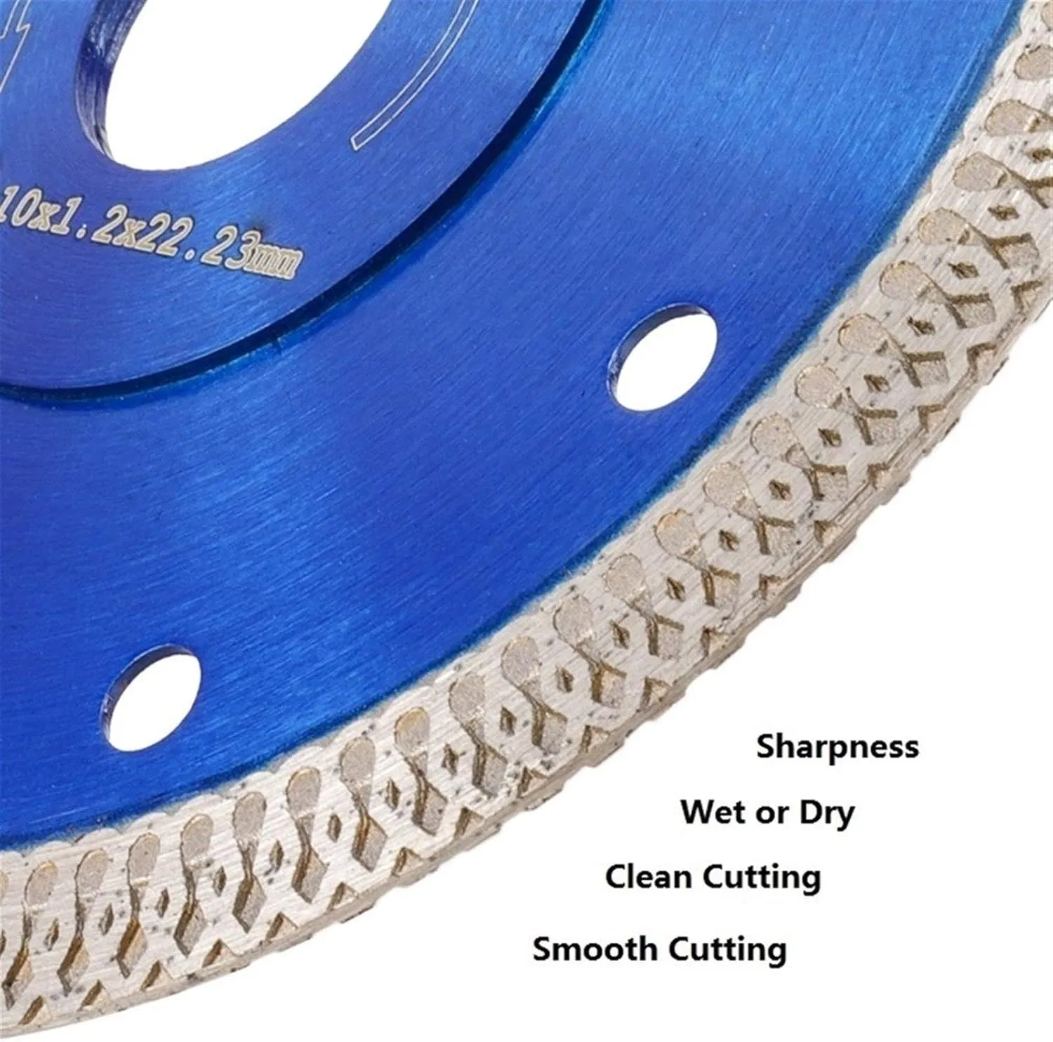 105/115mm Diamond Saw Blade for Porcelain Tile Ceramic Dry/Wet Cutting