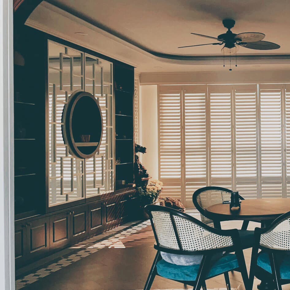 Wooden Bay/Corner Window Customizable Angle Bay Shutter