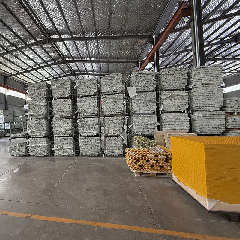 High Performance FRP Grating Produced China Anti-Corrosion Lightweight Mesh Panels Platform Usage Walkway Oil Plant Decking