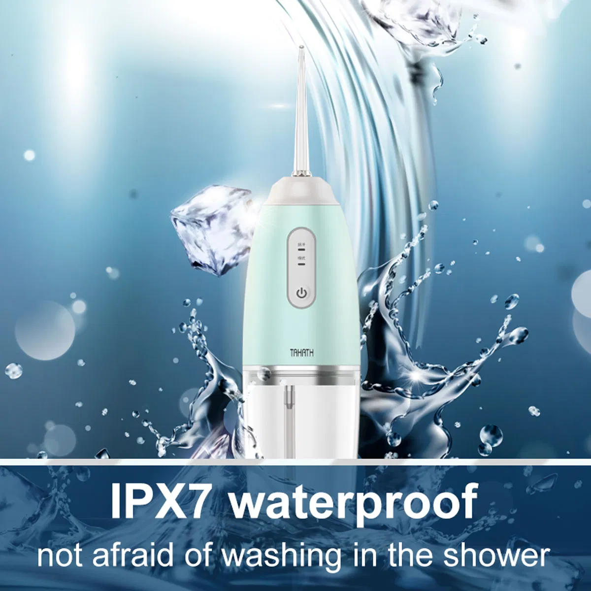 10% off Iteknic Wireless Portable Water Flosser 230ml 4-Tip 4-Mode Braces