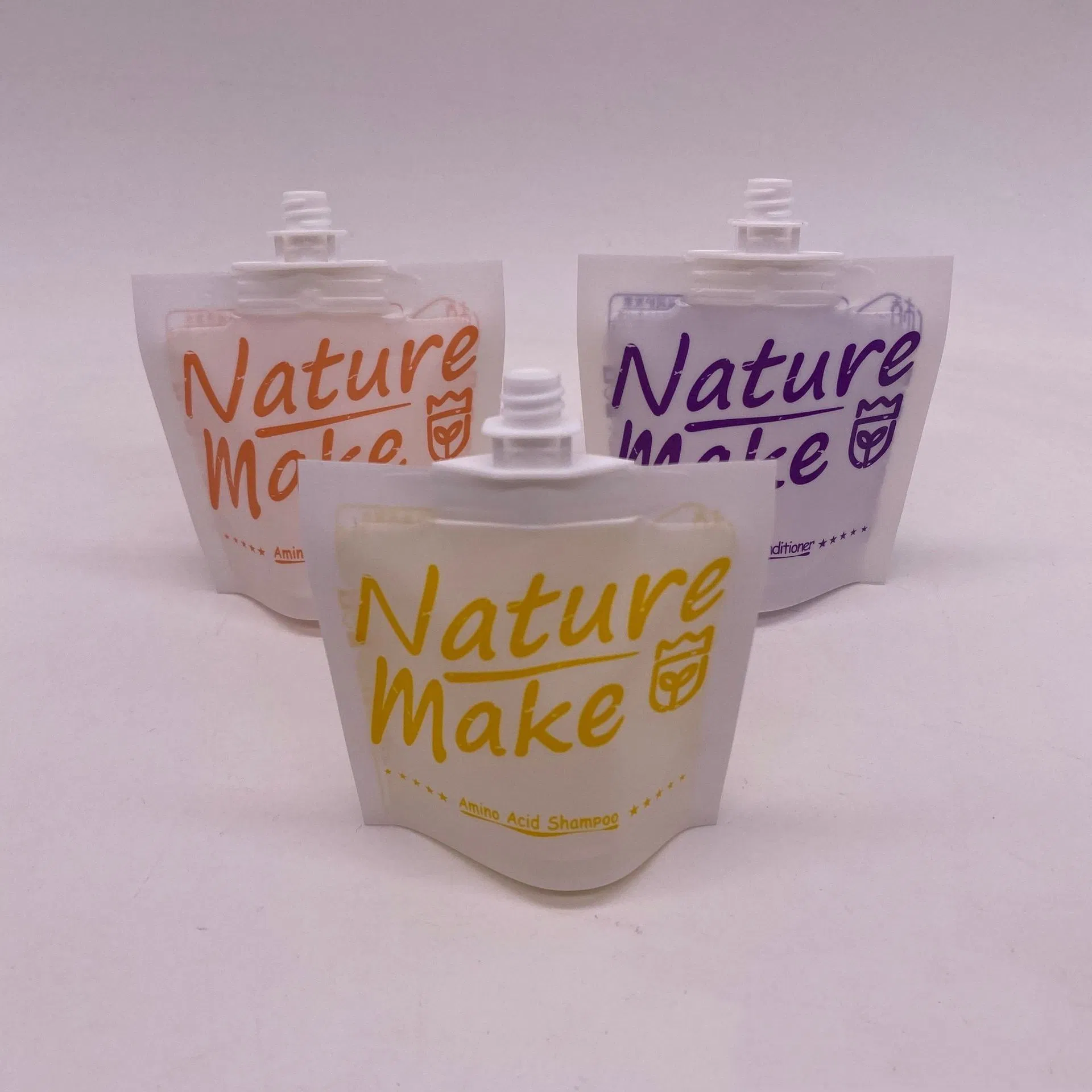 30ml 1.05oz Small Printing Moisturizing Hand Cream Spout Pouch Capacity Cosmetics Sample Sack Bag Customization Shampoo Sachet