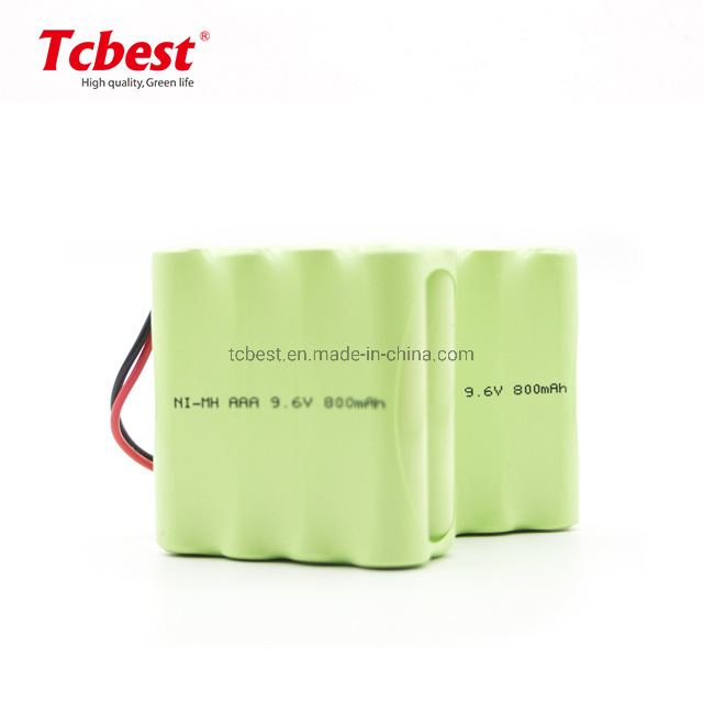 Factory Directly Supply 9.6V AAA Hr03 NiMH Rechargeable Battery Pack for E-Toys Player